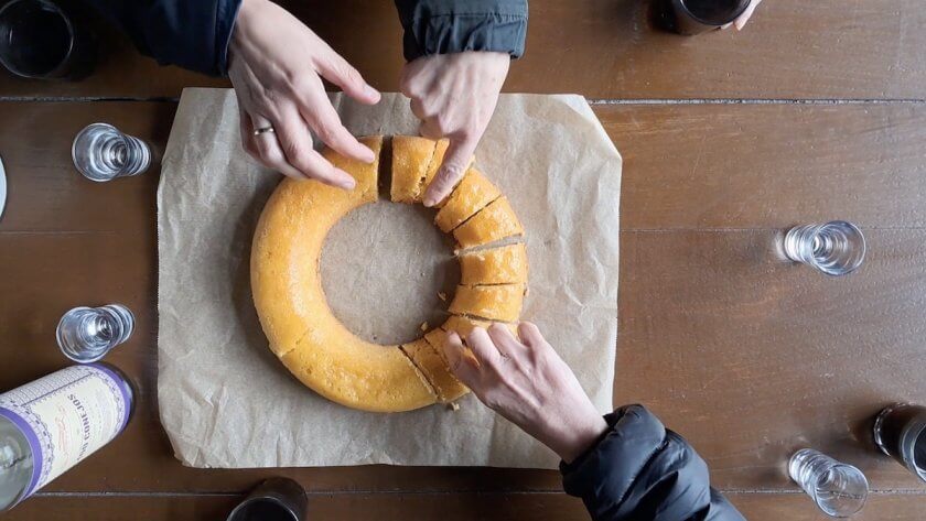 Torta de améndoa que non puido ser de millo